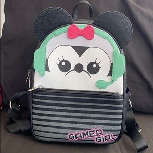 Gamer Girl Leather Book Bag